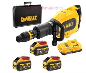 DeWALT Demoliční kladivo FLEXVOLT 54V 3x9,0Ah DCH911X3