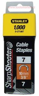 STANLEY 1-CT107T Spony kabelové 11mm  