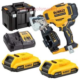 DCN45RND2 DeWALT Aku bubnová hřebíkovačka 19-45mm, XR Li-Ion 18 V, 2x 2,0 Ah, TSTAK