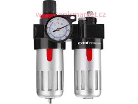 Regulátor tlaku s filtrem, manometrem a přimazáváním 1/4" 8865105 EXTOL