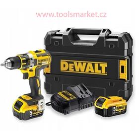 DeWALT DCD791P2 Aku bezuhlíková vrtačka (70Nm/18V/2x5,0Ah)