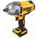 Aku rázový utahovák 1/2" (1355Nm/18V/bez aku) kufr Tstak DeWALT DCF900NT